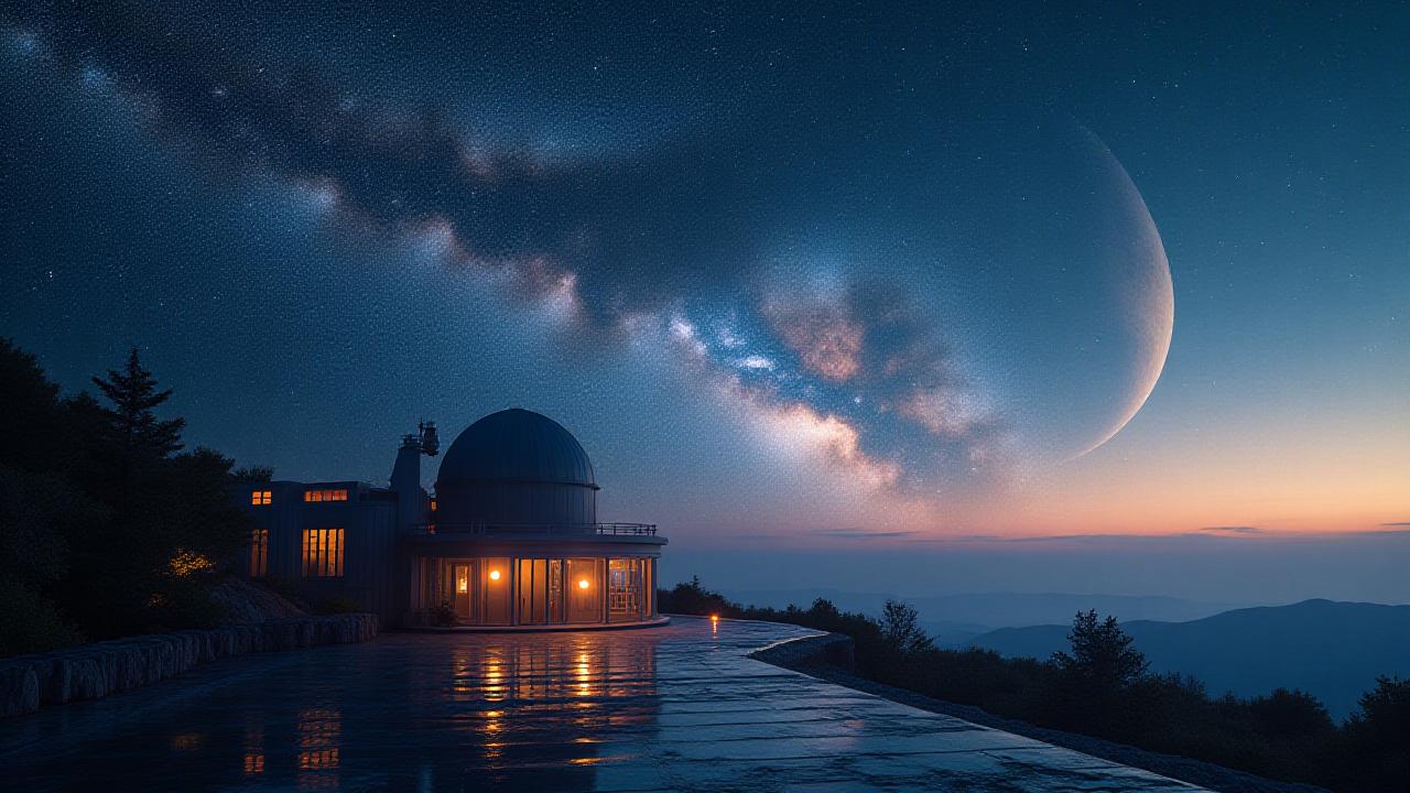 Künstlerische Darstellung eines Exoplaneten, der einen fernen Stern in einer fernen Galaxie umkreist